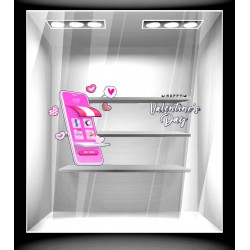 Αυτοκόλλητο βιτρίνας - Αγίος Βαλεντίνος 49